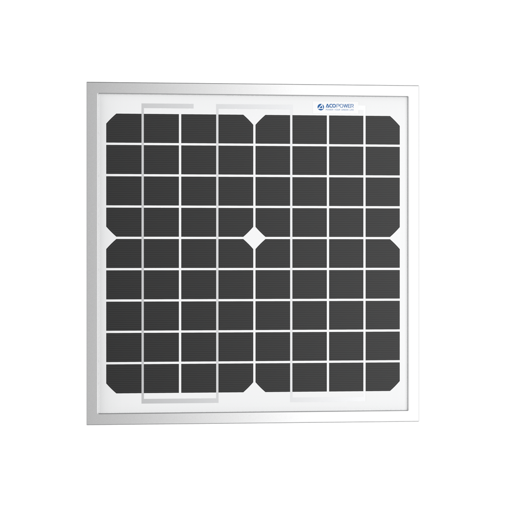 10 Watt 12 Volt Monocrystalline Solar Panel